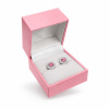50021c dárková krabička růžová koženková kožená šperky BEALIO