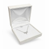 50012b dárková krabička bílá koženková kožená šperky BEALIO
