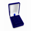 50041a dárková krabička modrá řetízek náušnice prsten sametová šperky BEALIO