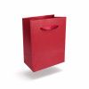 50060 dárková taška taštička červená papírová šperky BEALIO