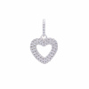 861 2 stribrny privesek srdce