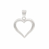870 2 stribrny privesek srdce 22 mm