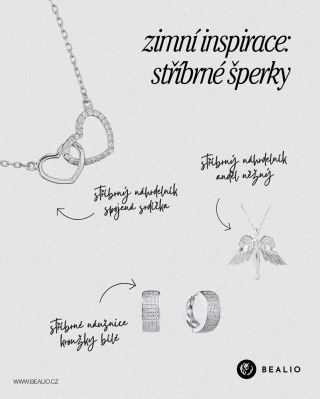 Objev kouzlo zimních okamžiků s naší kolekcí stříbrných šperků ✨ Srdíčka, andělská křídla nebo nadčasové kroužky – vyber...