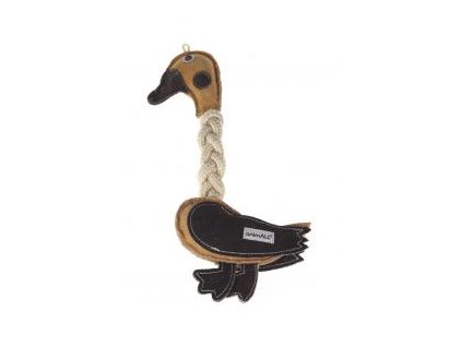 Kachna kůže s provazy natural 31 cm