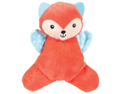 MAXOU plyš oranžová pískací šustící  20 cm