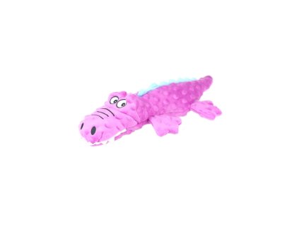 Krokodýl plyš fialový 37 cm