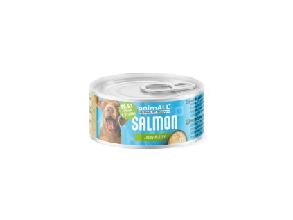 Konzerva pro psy AnimALL Losos plátky 80g