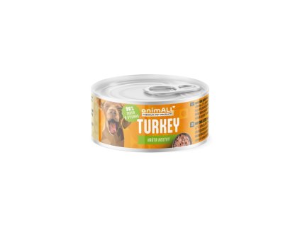 Konzerva pro psy AnimALL Krůta kostky 80g