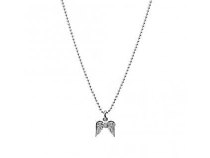 kolekce BE ANGEL® La vie - Řetízek s  KŘIDÉLKEM se zirkonem v rhodiovaném Ag 925/1000