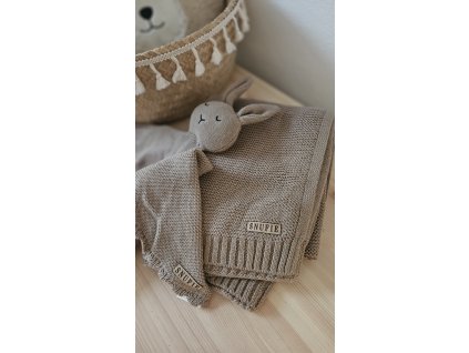 SET bavlněné deky a muchláčka Snufie ( ZAJÍČEK)