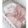 BAVLNĚNÁ DEKA Tiny Star starorůžová