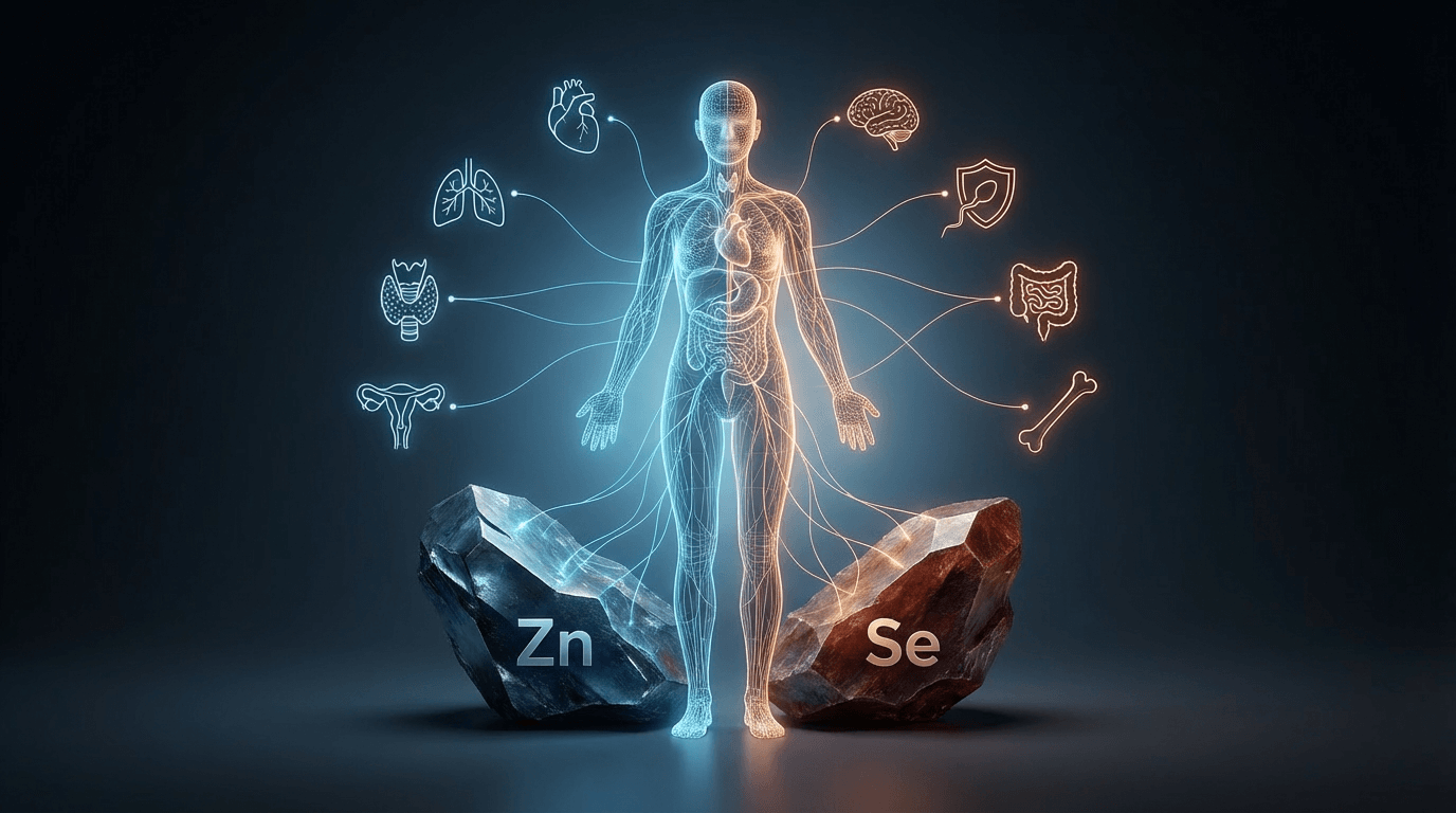 Zinok a selén - nenápadné minerály s mimoriadnym poslaním