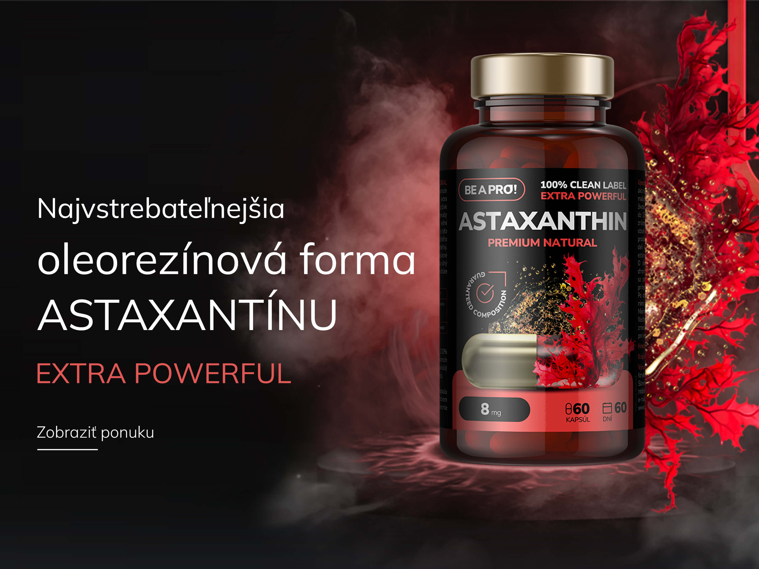 BE A PRO Astaxantín astaxanthin premium natural