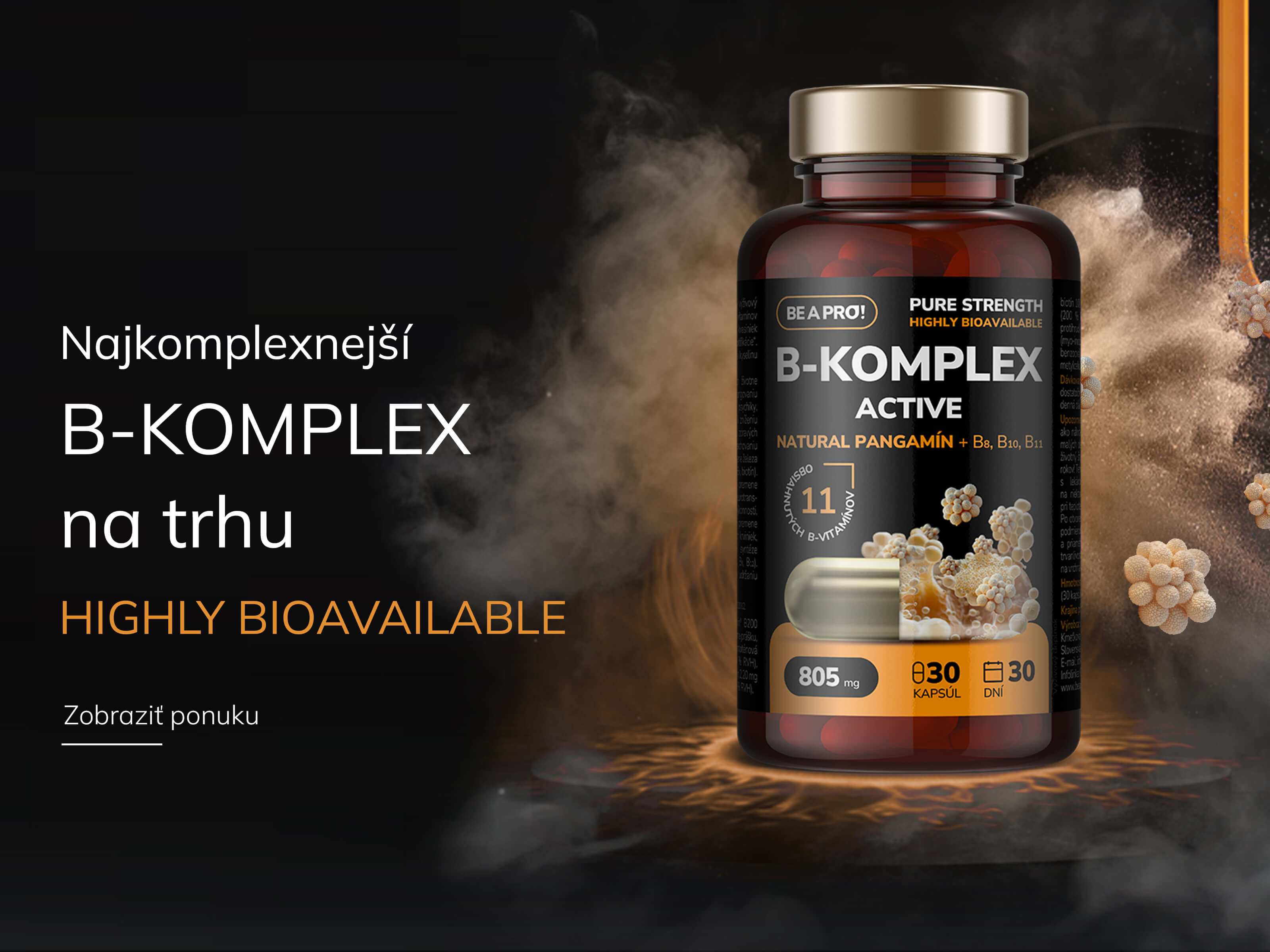 BE A PRO bkomplex active natural pangamin
