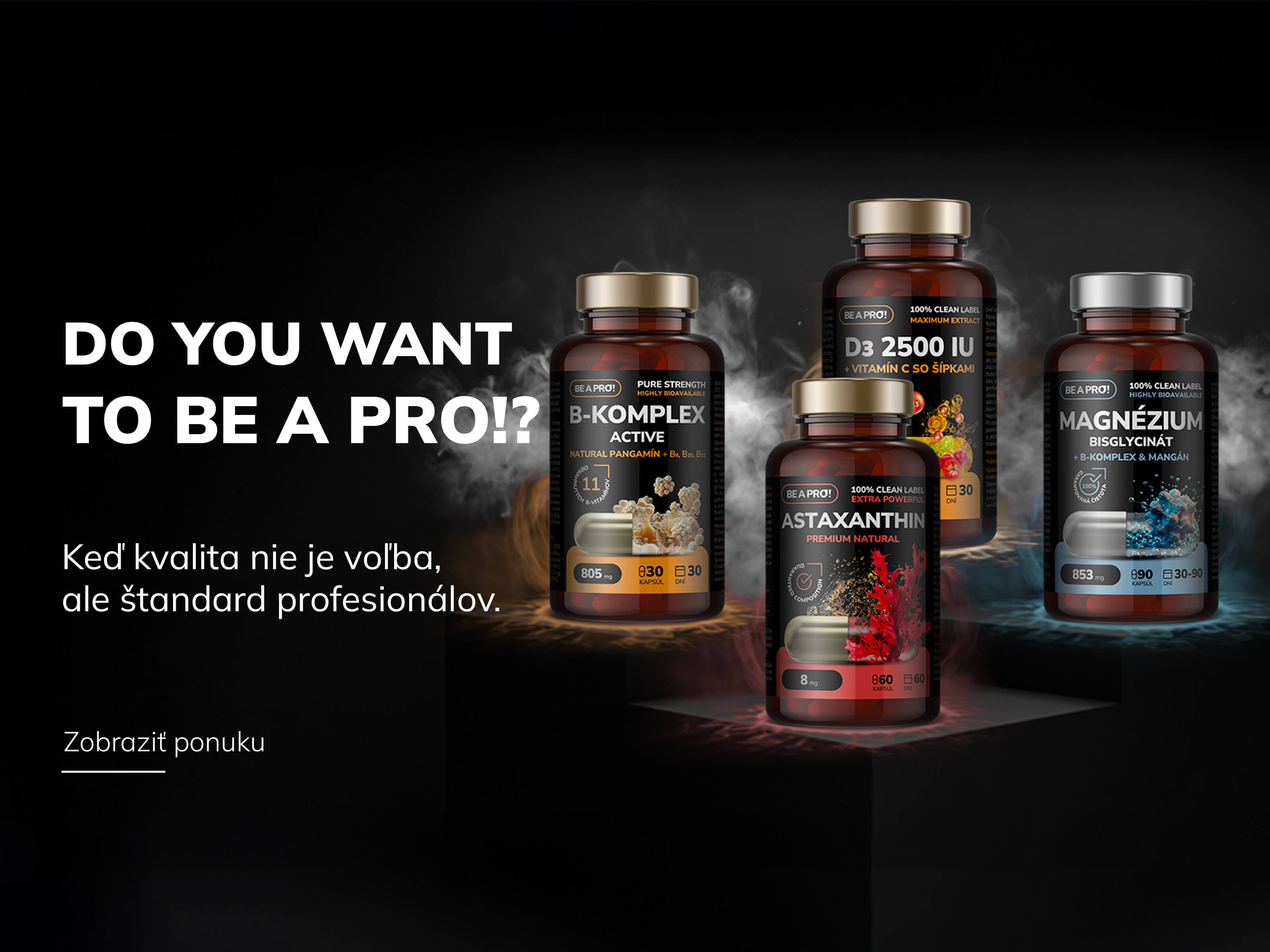 BE A PRO produkty pre profesionálov