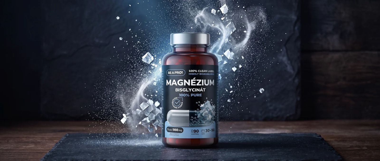 Magnézium Bisglycinát 100% Pure, 100 % clean label