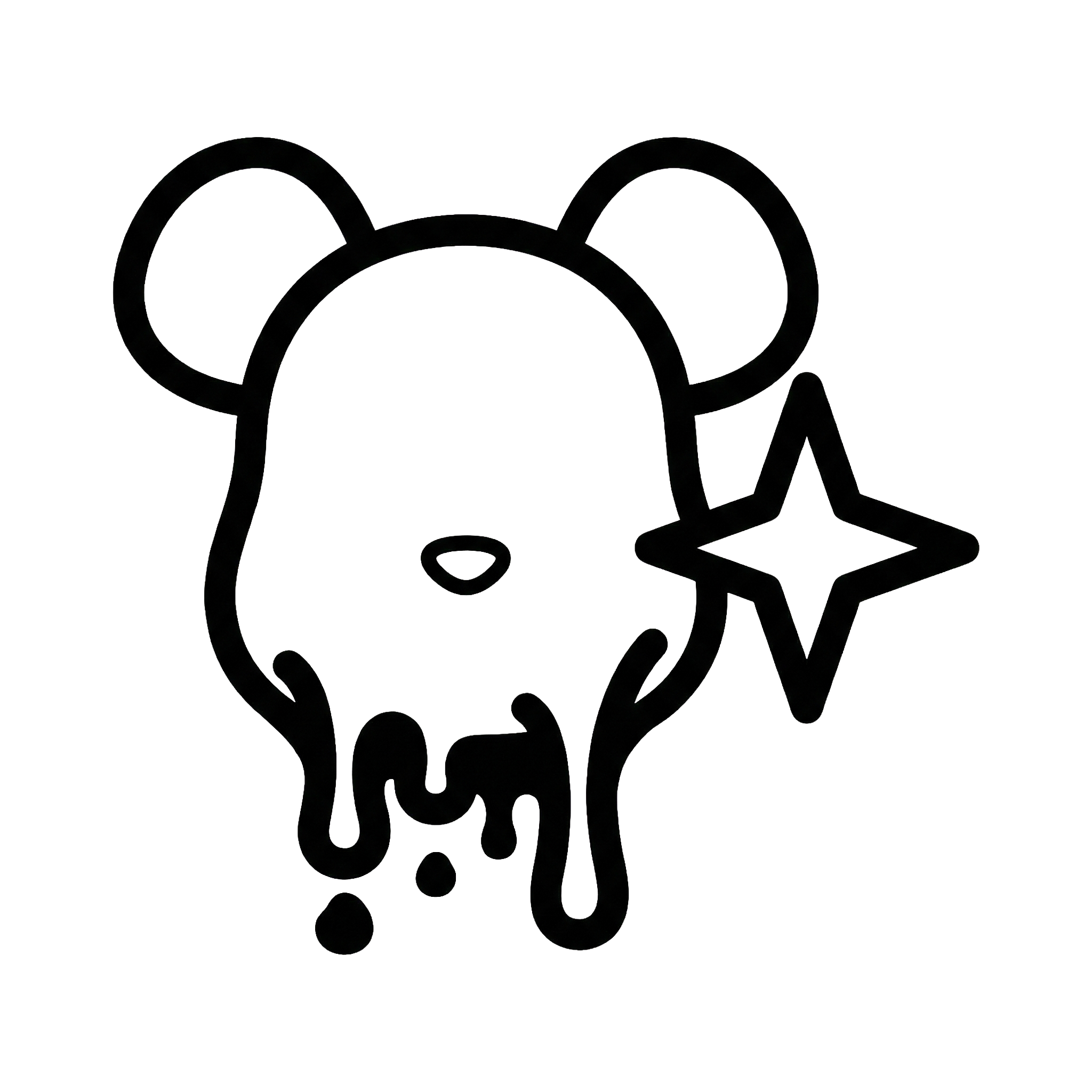 BEARBOX Fluid Art figúrka ako unikátny originál – vlastnoručne vytvorený dizajn s jedinečným dizajnovým efektom
