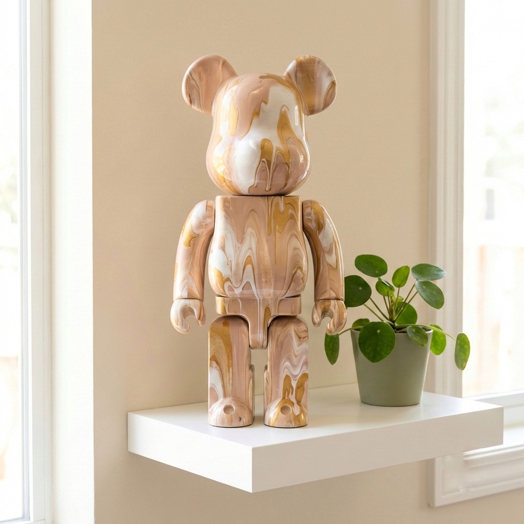 Svetlý interiér - Bearbrick