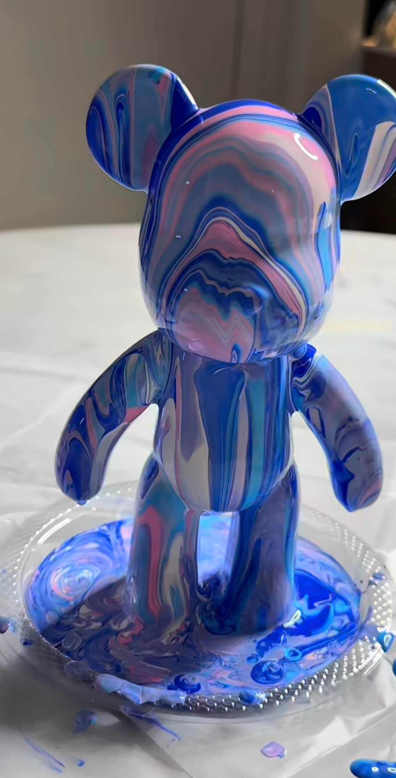 BEARBOX modra figurka - kreativny darcek pre dvoch
