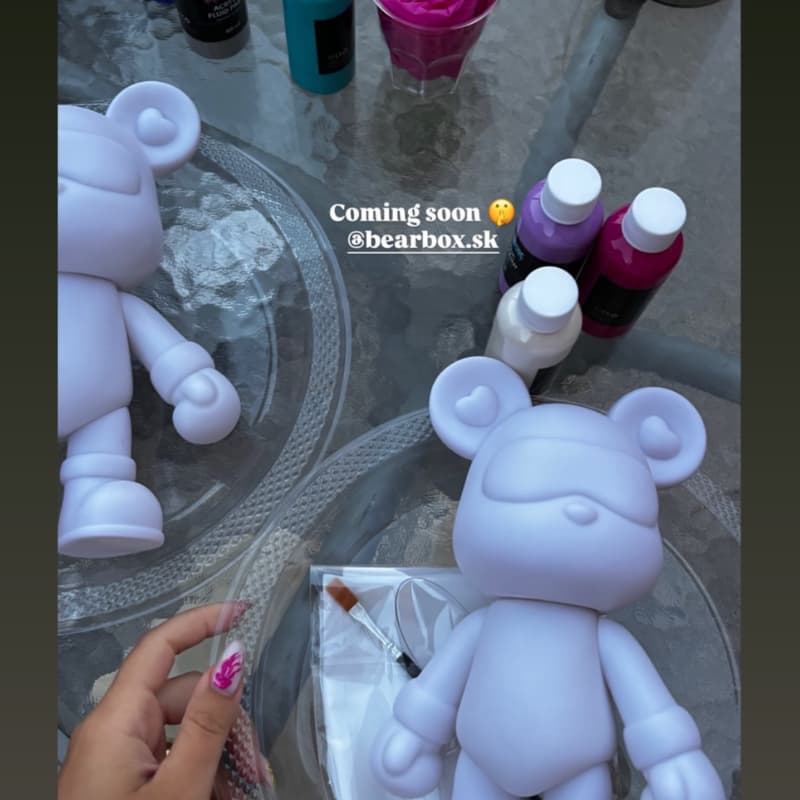 BEARBOX street bear priprava - fluid art proces