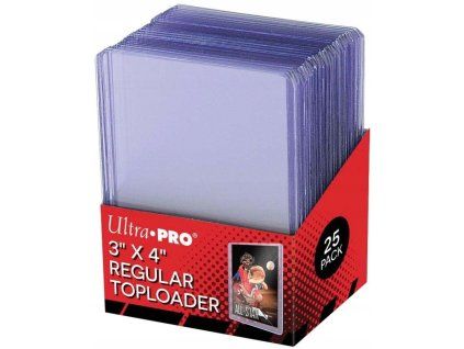 Ultra Pro Regular Toploader 3 x 4 25 ks