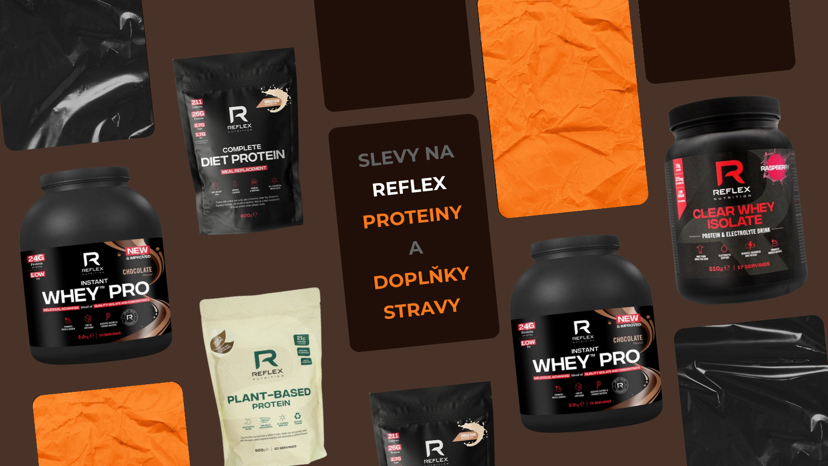 Slevy reflex proteiny a doplňky stravy