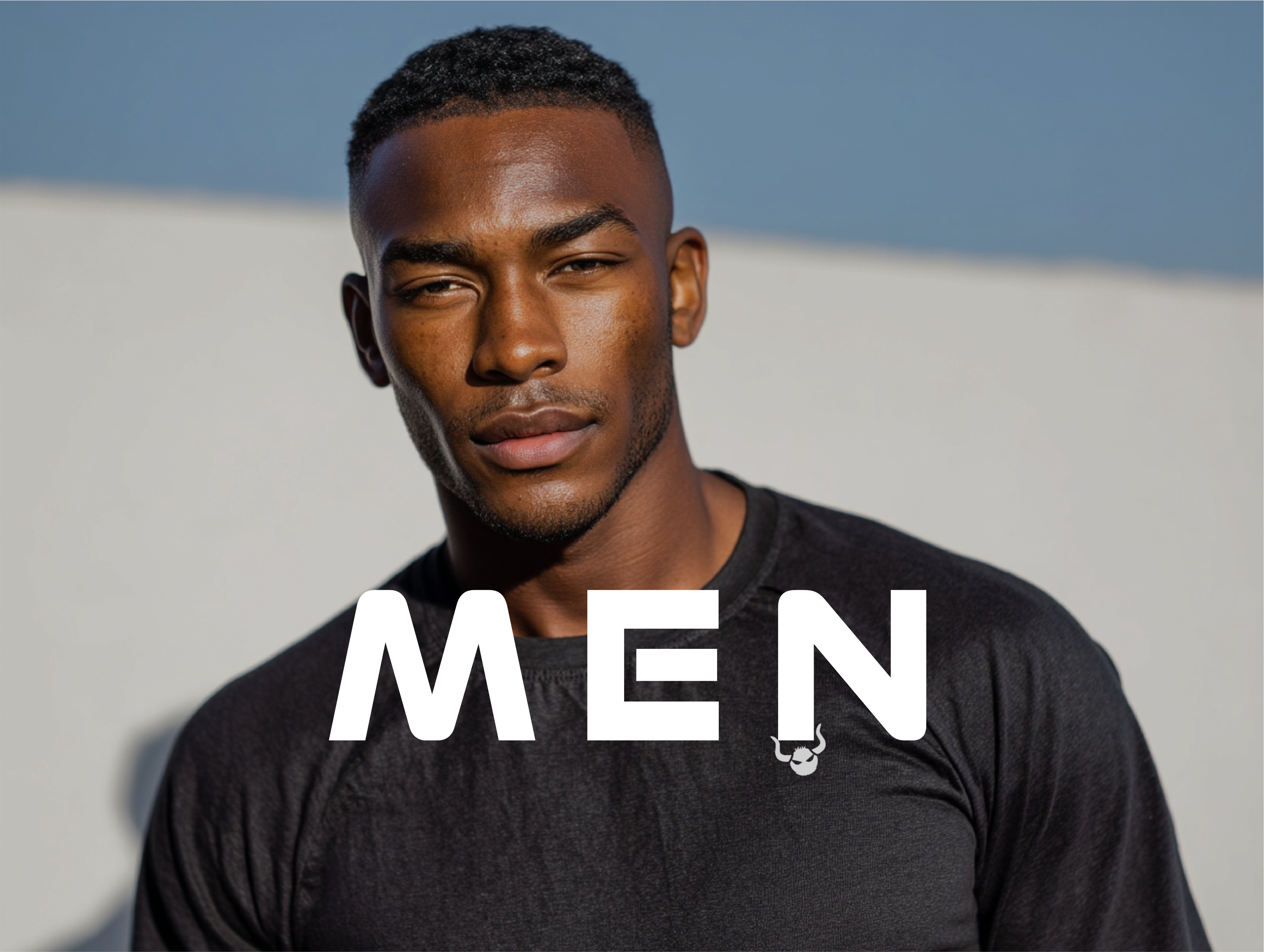 Sporty man wearing a black functional Beasthy T-shirt in front of a minimal background, representing the men’s activewear collection – T-shirts, tank tops, hoodies, leggings, and joggers for men; fitness clothing for training, gym, running, and active lif