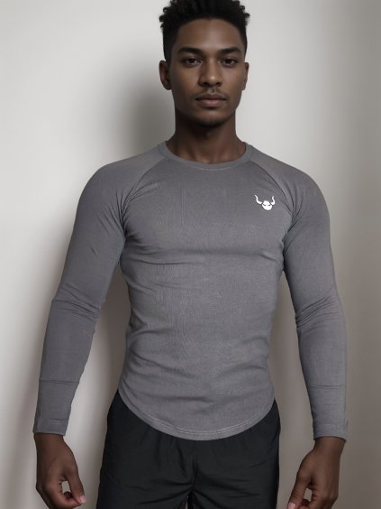 Long Sleeve T-shirt BEASTHY - Grey