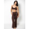 Women's Flared Leggings FLAYED - Brown