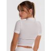 Ribbed Crop Top RIBEE - White