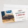 Dárkový poukaz v elektronické podobě - 1000 Kč