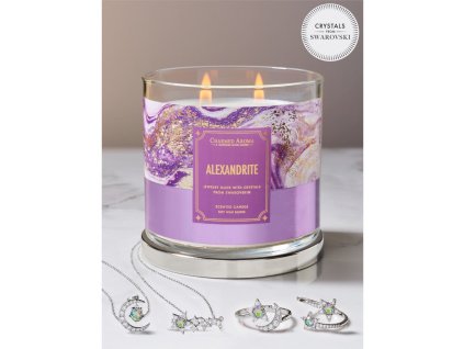 duftkerze alexandrit geburtsstein ring oder halskette ring