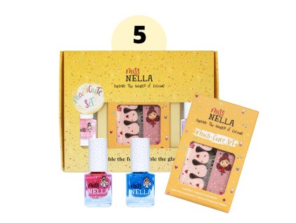 Miss Nella - Sada detských lakov na nechty s manikúrou - SADA 5