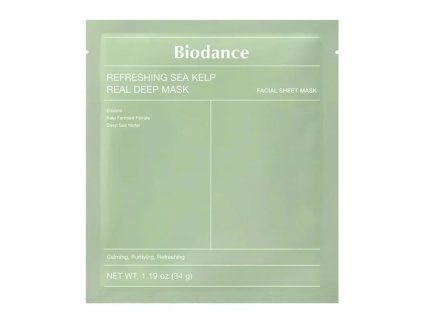 Biodance - Refreshing Sea Kelp Real Deep Mask - Upokojujúca a hydratačná hydrogélová maska