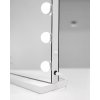 Dotykové Hollywood zrkadlo s LED žiarovkami - 58 x 46 cm - hranatý stojan
