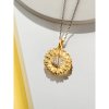 badebombe sunflower gold halskette 2