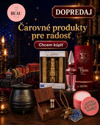 ⚡ DOPREDAJ Harry Potter darčekov! ⚡ Čarovné kúsky zo sveta Harryho Pottera miznú rýchlosťou blesku. ⚡🪄 Využite poslednú...