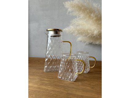 Set EDGE džbán 1600ml + poháre 350ml