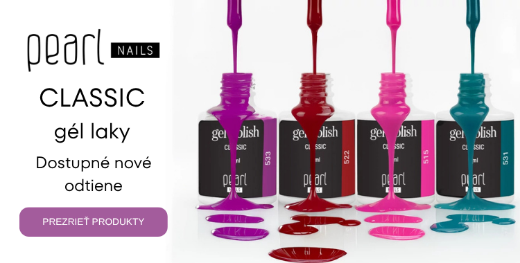 Pearl Nails Classic gél laky - nové odtiene