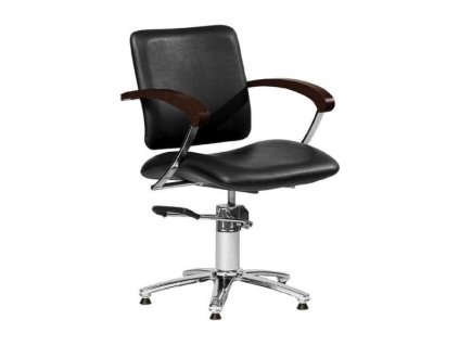 Kadernícke kreslo Augusta tmavohnedá