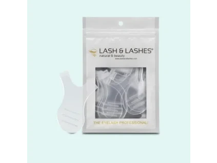 Lash & Lashes Y-hrebeň na lash lifting clear, 5 ks