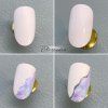 Pearl Nails Transfer fólia na nechty – Sada MARBLES (10 ks)
