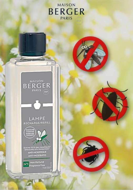 Maison Berger Paris náplň do katalytické lampy s účinkem proti komárům a hmyzu