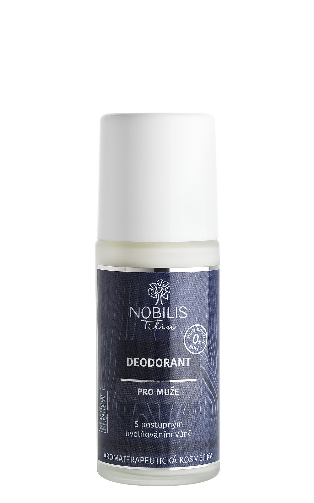 Přírodní deodorant Nobilis Tilia pro muže 50 ml – kořeněná elegance s citrusovým tónem.