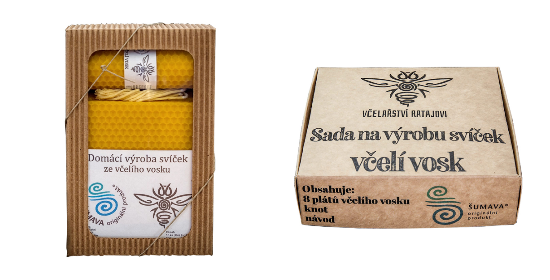 Sady na výrobu svíček ze včelího vosku – kreativní dárek pro děti k výrobě osobních dárků pro učitele