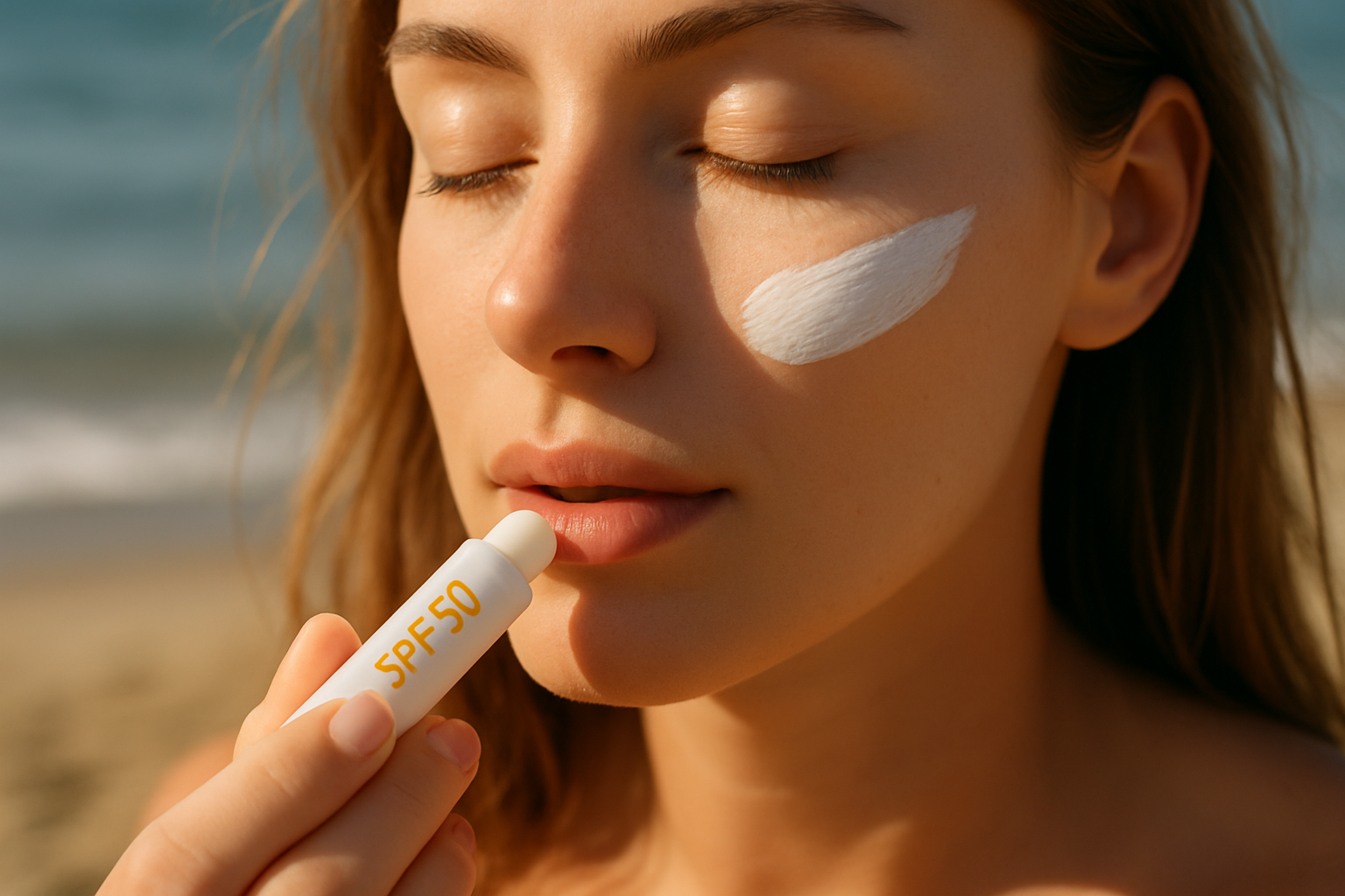 Ochrana rtů a obličeje před sluncem – jelení lůj SPF 30