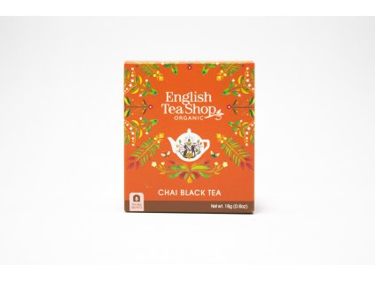 ETS černý čaj Chai, 8 sáčků