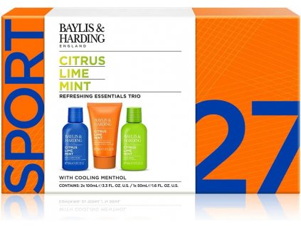 Baylis & Harding – Pánská dárková sada Limetka a Máta, 3ks