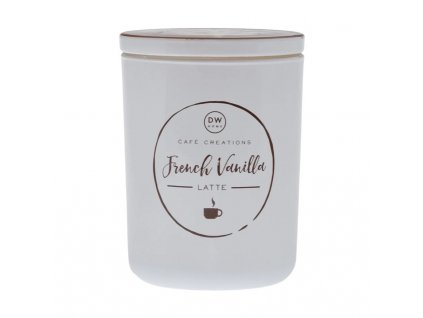 DW HOME vonná svíčka ve skle French Vanilla Latte, velká