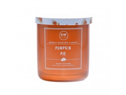 DW HOME vonná svíčka ve skle Pumpkin Pie, střední